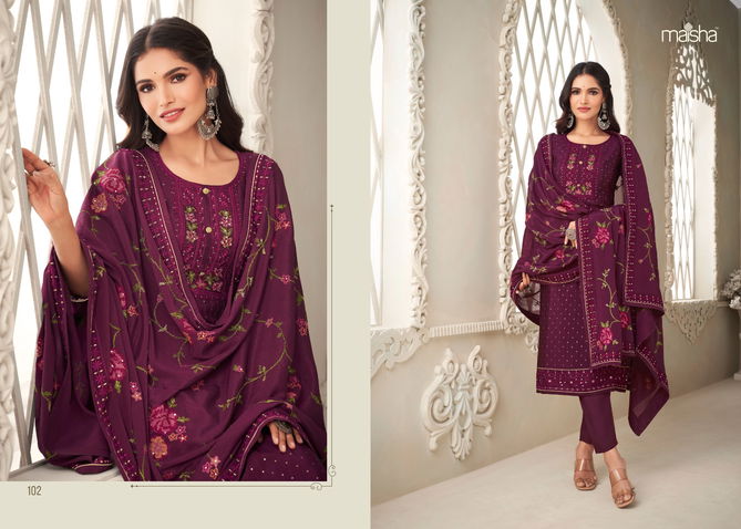 Pehnawa By Maisha 101 To 106 Salwar Kameez Catalog